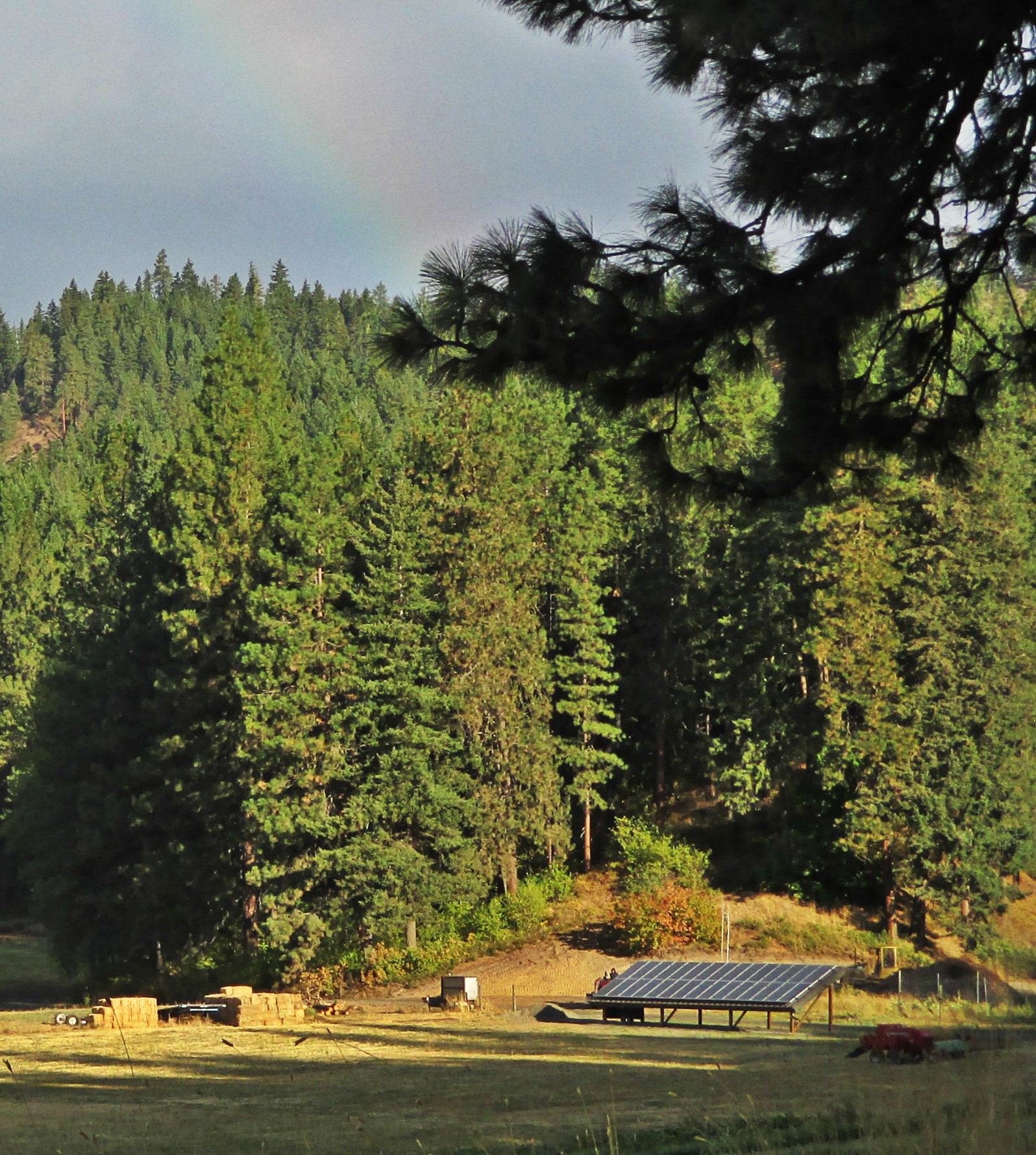 rainbow on solar