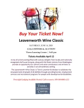 flyer with wine glasses